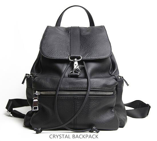Crystal Leather Backpack