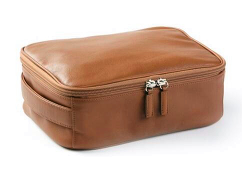 Natural Leather Toilet Bag