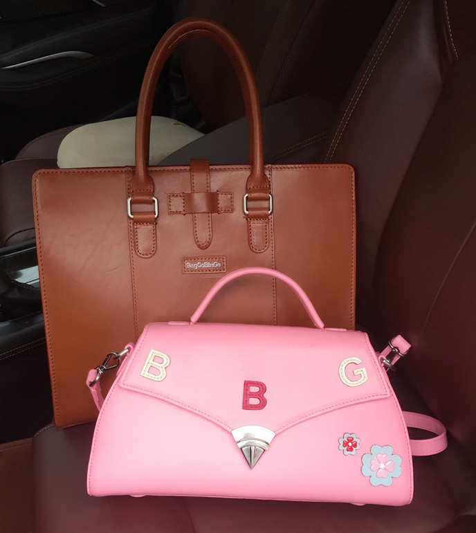 BBG Sac Damour,Stylish Leather Handbag,Chic Crossbody Bag